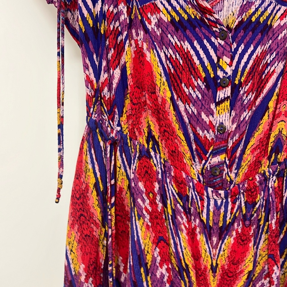 Free People Colorful Romper
